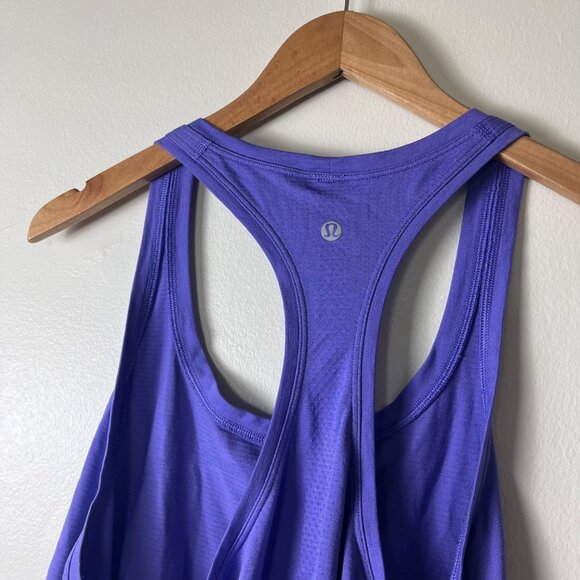 Lululemon Athletic Swiftly Tech Racerback Tank Top Race Purple Women’s Sz 12 - Picture 5 of 6